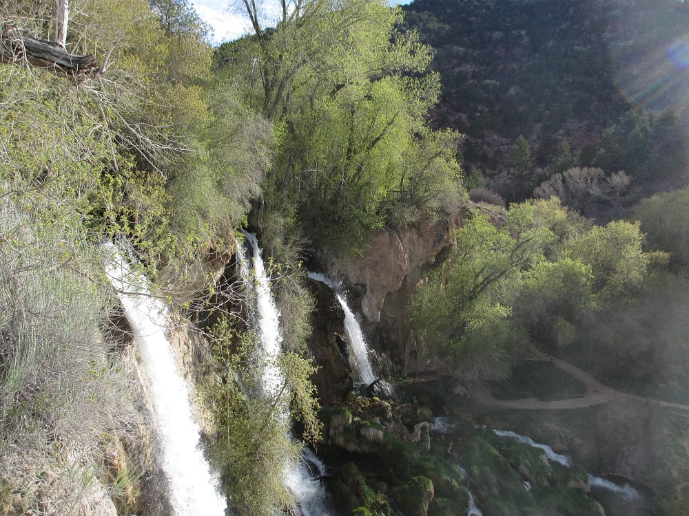 Rifle Falls State Park  Garfield County Colorado Waterfall