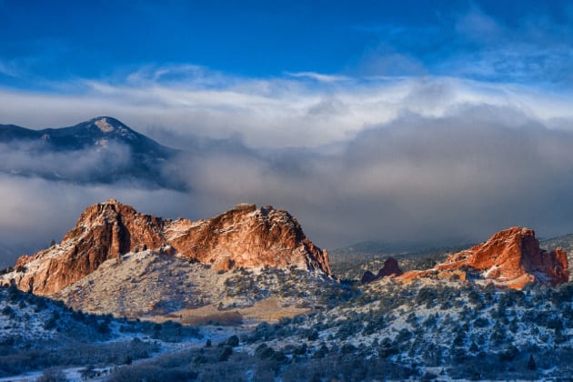 Garden Of The Gods Snow