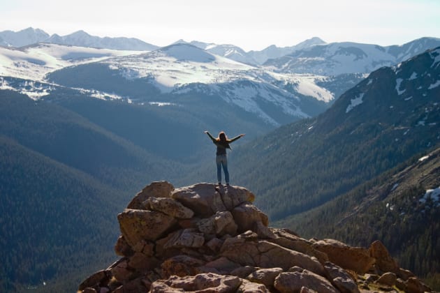 Rocky Mountain National Park Trail Ridge Road Pass