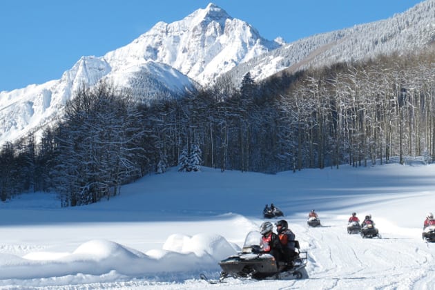 Snowmobiling Aspen Colorado