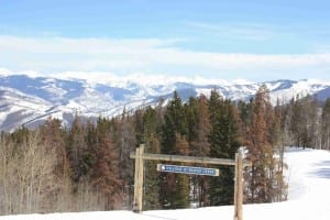 Beaver Creek Ski Resort Welcome Sign