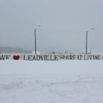 Leadville CO Welcome Sign