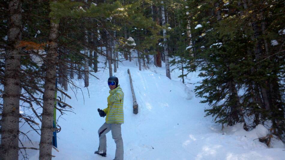 Breckenridge Ski Resort Leo's Cabin Tree Rail