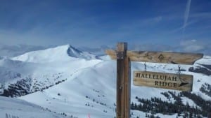 Copper Mountain Ski Resort Hallelujah Ridge