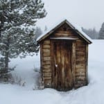 Steamboat Dog Sledding Outhouse