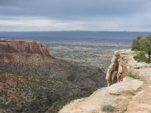 Colorado National Monument Grand Junction Aerial