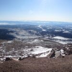 Pikes Peak Colorado Summit Aerial View