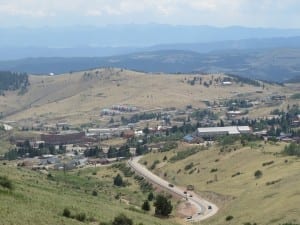 Cripple Creek CO Aerial View