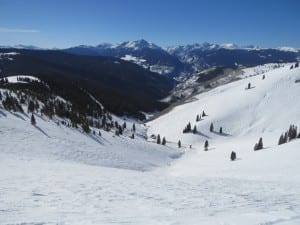 Vail Ski Resort Sun Up Bowl