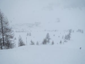 Val D Isere Ski Resort White Out