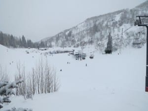 Steamboat Ski Resort Sundown