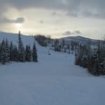 Steamboat Ski Resort Sunset