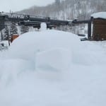 Steamboat Ski Resort Snow Sculpture