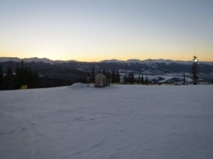 Keystone Ski Resort Sunset