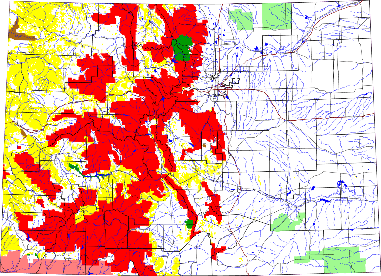 National Lands Colorado Map