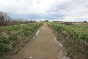 Prewitt Reservoir Canal Dry