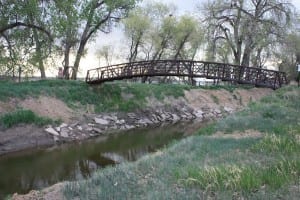 Barr Lake State Park Footbridge