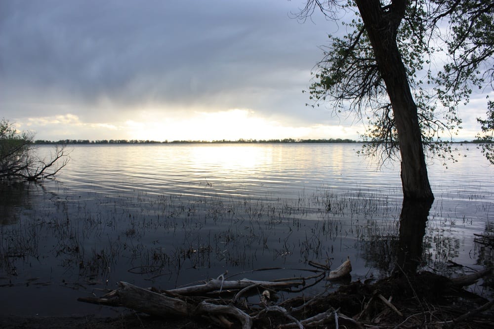 Barr Lake State Park Sunset
