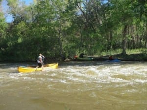 Clear Creek Whitewater Park Canoe