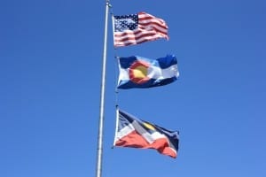 US Colorado Flags