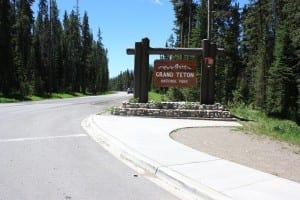 Grand Teton National Park Entrance