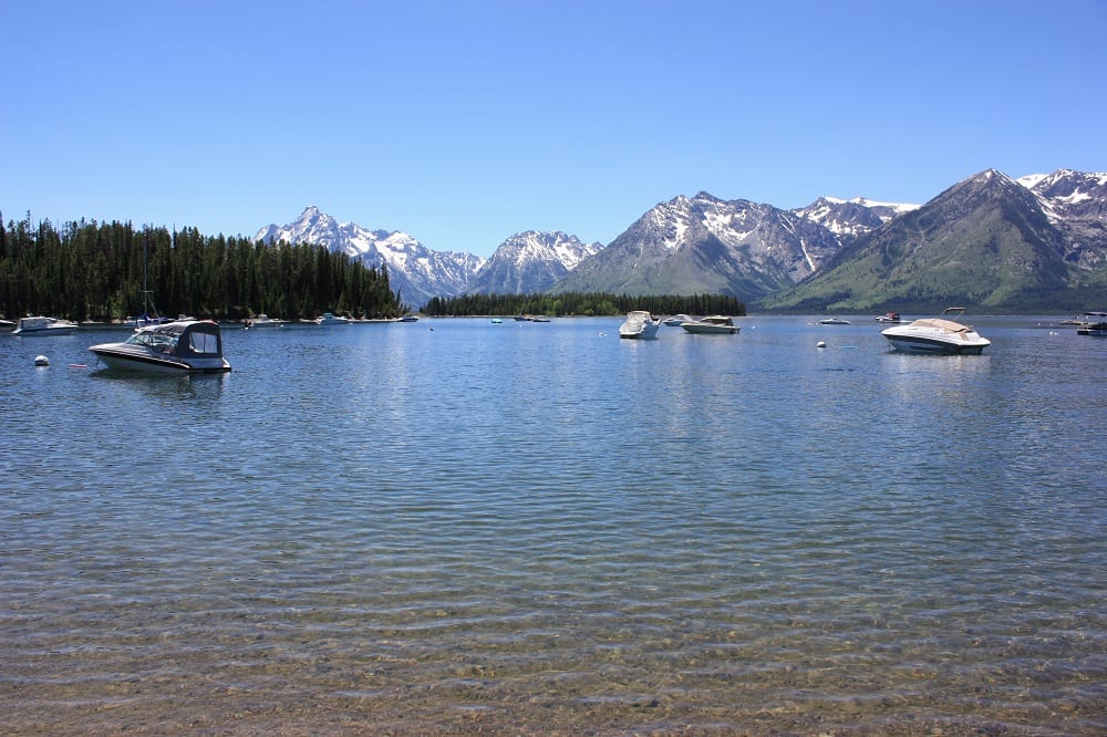 Grant Teton Jackson Lake Boating