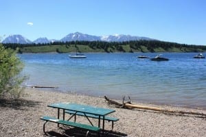 Grant Teton Jackson Lake Picnic Table