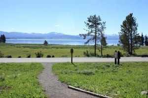 Yellowstone Lake Lodge View