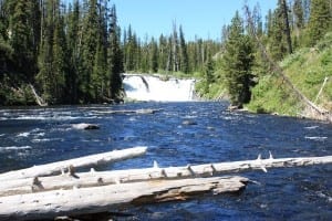 Yellowstone National Park Waterfall