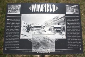 Winfield CO Sign