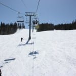 Vail Ski Resort Front Side Blue