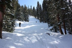 Loveland Pass Backcountry Skiing Jump