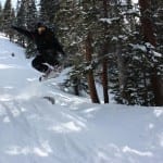 Loveland Pass Backcountry Skiing Jump