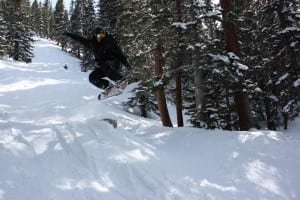 Loveland Pass Backcountry Skiing Jump