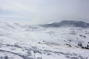 Loveland Pass Backcountry Skiing Front Side