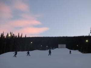 Echo Mountain Park Night Skiing