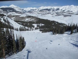 Crested Butte Ski Resort Aerial View