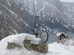 Crested Butte CO Biker Statue