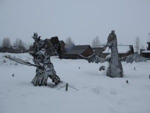 Crested Butte CO Saint George Dragon Statues