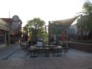 Grand Junction CO Downtown Outdoor Seating