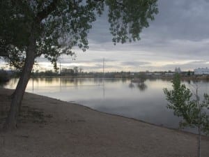 Colorado River State Park Corn Lake Sunset