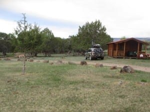 Cedaredge CO Aspen Trails Campground Cabin