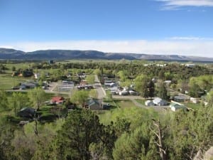 Collbran CO Aerial View