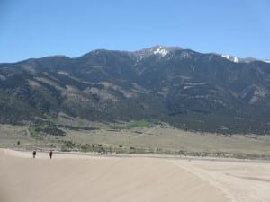 Great Sand Dunes Sangre De Cristo Mountains