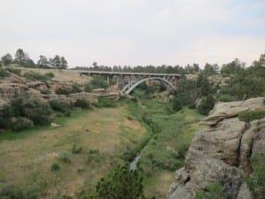 Castlewood Canyon State Park Cherry Creek Bridge