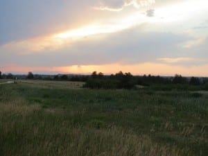 Castlewood Canyon State Park Sunset