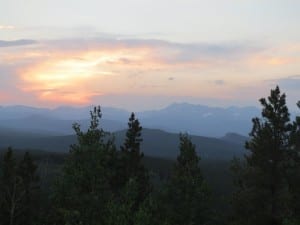 Golden Gate Canyon State Park Sunset