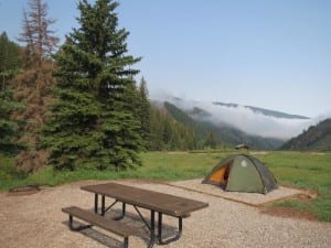 Sylvan Lake State Park Campsite