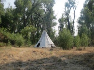 Yampa River State Park Tepee Hayden