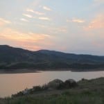 Horsetooth Reservoir Sunset Foot Hills